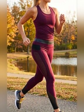 Victoria's Secret PINK Pants Size XS XSMALL Ultimate Leggings Stretch VS Lace